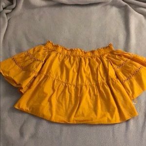 Off the shoulder flowy top